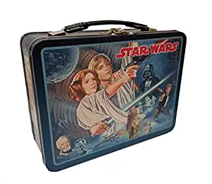 The Tin Box Company 344707-DS Star Wars Vintage Classic Tin Lunchbox, Black
