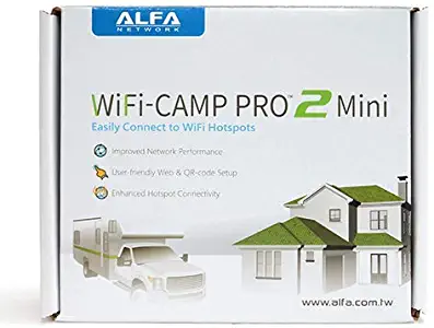 Alfa WiFi Camp Pro 2 Mini Version: R36A Wi-Fi USB Router + AWUS036NH Long Range Repeater Kit