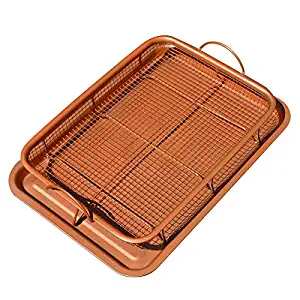 Copper Crisper Tray - 2 Pc Set