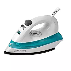 BLACK+DECKER Quick n Easy 1100-Watts Iron, 220 Volts (Not for USA - European Cord) Small White