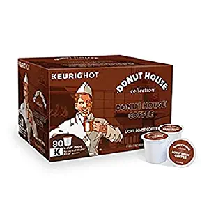 Donut House Light Roast 80 Coffee K-Cups for Keurig K-Cup Brewers