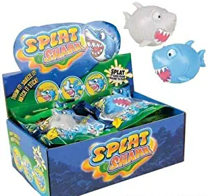 3.25" SPLAT SHARK Splat Ball Squishy Stretchy Fun Toy (1 Per Order)