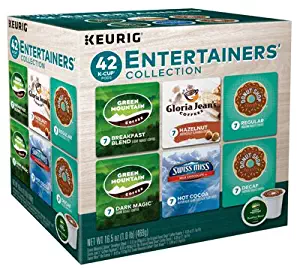 Keurig Green Mountain 121654 42CT Entertainer K-Cup Coffee Pods 42-Count White