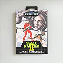 Game Card Space Harrier II - USA Cover With Retail Box 16 Bit MD Game Card for Sega Megadrive Genesis Video Game Console