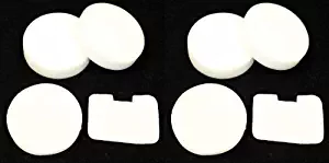 2 Shark XF22 Navigator NV22L, Navigator Swivel NV26, NV100, NV36, UV410 Replacement Foam & Felt Filter Kit, 8 Filters Total. Genuine OEM Shark Part XF22, 2 Sets.