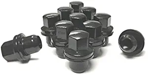 AVN Motorsports (20) Black Range Rover Lug Nuts Fits Factory Replacement OEM Wheels Rims 14x1.5 Thread Pitch 06+