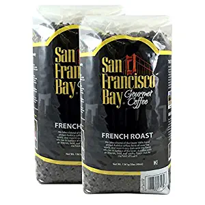 San Francisco Bay French Roast Fresh Whole Bean Coffee-3 Lbs (2 Pack)