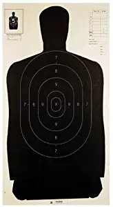 Champion Traps and Targets LE B27 Black Police Silhouette Target (Pack of 100)