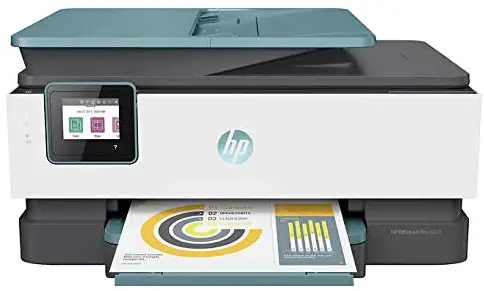 HP Officejet Pro 8028 All-in-One Printer, Scan, Copy, Fax, Wi-Fi and Cloud-Based Wireless Printing (3UC64A)