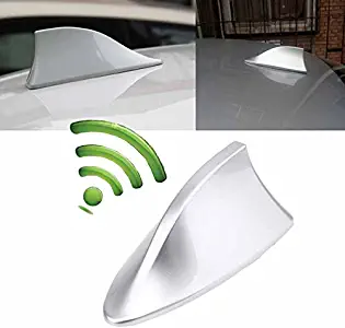 Possbay Car Antenna Shark Fin Aerial Radio Signal Universal for Auto SUV Truck Van