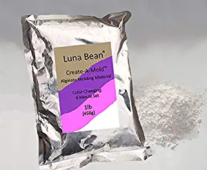 Luna Bean Create-A-Mold Craft Alginate Molding Powder for Life Casting (1 lb)