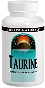 Source Naturals Taurine 500 mg Tabs, 120 ct