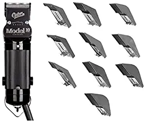 Combo New Oster Classic 76 Limited Edition Hair Clipper (Made in USA) Very Hard to find Model Free (10 Piece Universal oster Comb Set)
