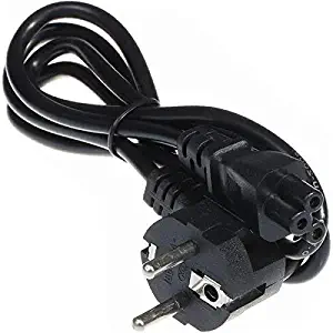 ABC Products EU Europe French German Spain Italy Region C5 Cloverleaf Mickey Mouse Power Supply Adapter Cord Mains Cable Lead Plug for Laptop Acer Dell HP Compaq Sony Toshiba Vaio Delta etc 1.8M Long