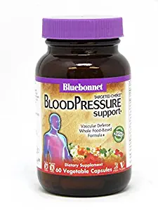 Bluebonnet Nutrition Targeted Choice Blood Pressure Support Herbal Blend, 60 Count