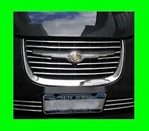 312 Motoring fits 1999-2004 Chrysler 300M Upper Chrome Grille Grill KIT 2000 2001 2002 2003 99 00 01 02 03 04 300 M Special Edition