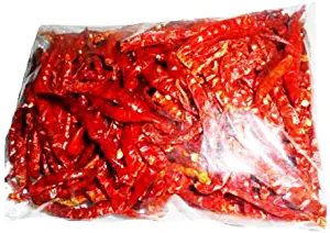Thai Whole Dried Chile Peppers Very Hot 100g. (Seed Jinda)