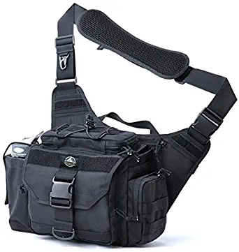 SHANGRI-LA Multi-functional Tactical Messenger Bag Camera Molle Assault Gear Sling Pack