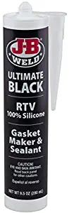 J-B Weld 32929 Ultimate Black RTV Silicone Gasket Maker and Sealant - 9.5 oz.