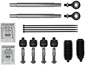 SuperATV Heavy Duty Tie Rod Kit for Can-Am Commander 800/1000 (2011+) - Complete Assembly with Ends