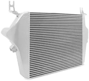 Mishimoto MMINT-F2D-03SL Performance Intercooler Compatible With Ford 6.0 Powerstroke 2003-2007 Silver