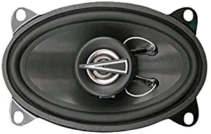 Lanzar Upgraded 2 Way Coaxial Speakers - Standard 4" x 6" Full Range Sound 240 Watt and 4 Ohms Impedance Injection Cone 85 - 20 KHz Frequency Response and 10 Oz Magnet Structure - MX462