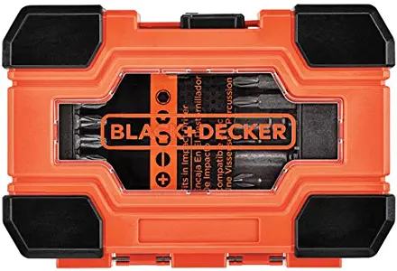 BLACK+DECKER Screwdriver Set, Impact Ready, 32-Piece (BDA32IRDD)