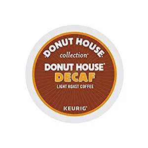 Donut House Collection, Donut House Decaf, K-Cup Portion Pack for Keurig K-Cup Brewers (Pack of 48)