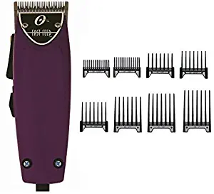 Oster Fast Feed Limited Edition Purple Hair Adjustable Pro Clipper + 8pc Combs