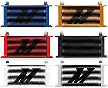 Mishimoto MMOC-19WT Universal 19 Row Oil Cooler, White