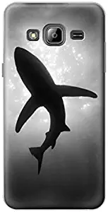 R2367 Shark Monochrome Case Cover For Samsung Galaxy J3 (2016)