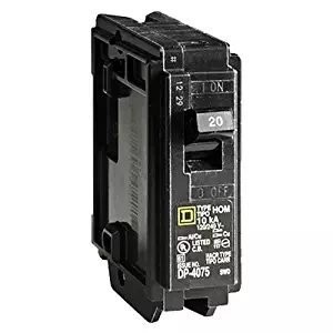 Square D by Schneider Electric HOM120CP Homeline 20 Amp Single-Pole Circuit Breaker