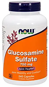NOW® Glucosamine Sulfate, 750 mg, 240 Capsules