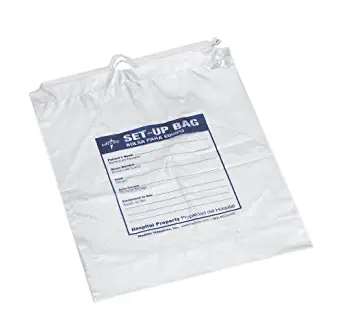 Medline NON026370 Respiratory Patient Set-Up Bag, 12" x 16", Clear (Pack of 500)