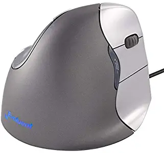 Evoluent VM4R VerticalMouse 4 Right Hand Ergonomic Mouse with Wired USB Connection (Regular Size)