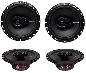 4 New Rockford Fosgate R165X3 6.5" 180W 3 Way Car Audio Coaxial Speakers Stereo