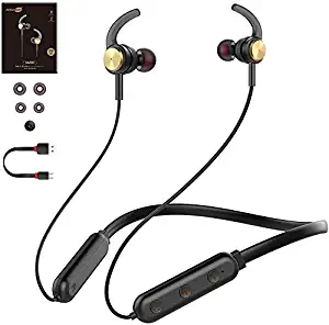 Baseman Bluetooth Headphones with Microphone Wireless Sport Magnetic Earphones Workout Earbuds for Gym Running 20h Playtime IPX6 Sweatproof Sports In Ear Headphones for Computer Laptop Music (Updated)