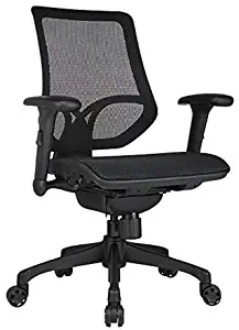 WORKPRO 1000 Series Mid-Back Mesh Task Chair, Black