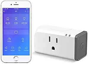 Sonoff S31 Wi-Fi Smart Plug with Energy Monitoring UL Listed, Smart Socket Outlet Timer Switch, Compatible with Alexa & Google Home Assistant, IFTTT Supporting, No Hub Required