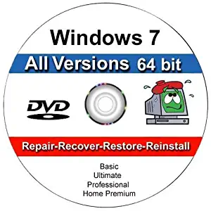 9th & Vine DVDs Compatible With Windows 7 All Versions 64 bit Professional, Home Premium, Ultimate, Basic. Install To Factory Fresh, Recover, Repair and Restore Boot Disc. Fix PC