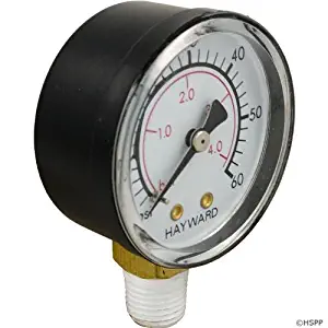 Hayward ECX270861 Boxed Pressure Gauge Replacement for Select Hayward Sand and D.E. Filter