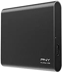 PNY Pro Elite 1TB USB 3.1 Gen 2 Type-C Portable Solid State Drive – (PSD0CS2060-1TB-RB)