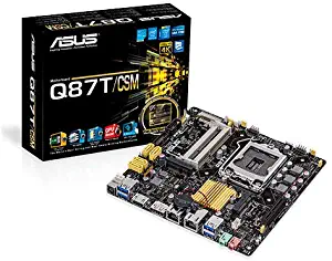 ASUS Mini ITX DDR3 1600 LGA 1150 Motherboard Q87T/CSM