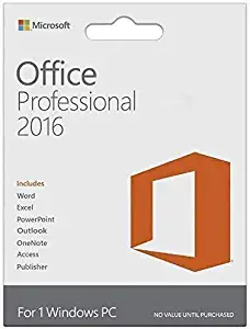 Office Professional 2016 1 PC (Lifetime, Download)