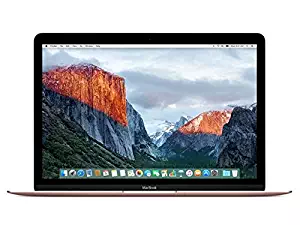 Apple MacBook (Mid 2017) 12" Laptop, 226ppi, Intel Core M3-7Y32 Dual-Core, 256GB, 8GB DDR3, 802.11ac, Bluetooth, macOS 10.12.5 Sierra - Rose Gold (Refurbished)