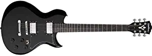 Washburn Idol Standard 160 Duncan Designed Electric Guitar, 22 Frets, Hard Rock Maple Neck, Ovangkol Fretboard, Mahogany Back and Sides, Gloss Black