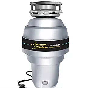 American Standard ASD-1250 Torque Master Kitchen, Garbage and Food Waste Disposer, 1.25 HP with Bio-Shield and Silver Guard