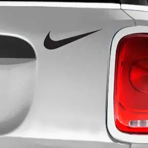 Nike Swoosh Logo Black SK8/Surf/Snow/Water/Bike/Brands Automotive Decal/Bumper Sticker