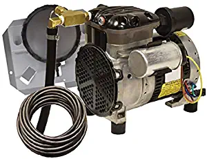 EasyPro Pond Products PA34W 1/4 hp Rocking Piston Aeration System Kit with Quick Sink Tubing