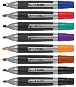 Office Depot Desk-Style Overhead/Flip Chart Markers With Soft Grip, Assorted, Pack Of 8